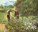 Renoir -Conversazione con il giardiniere-1875 